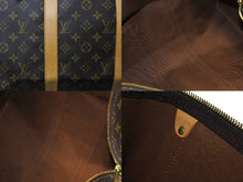 画像をギャラリービューアに読み込む, LOUIS VUITTON ルイヴィトン キーポル50 ボストンバッグ M41426 モノグラムキャンバス ブラウン ゴールド金具 美品 中古 4c069305