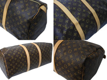 画像をギャラリービューアに読み込む, LOUIS VUITTON ルイヴィトン キーポル50 ボストンバッグ M41426 モノグラムキャンバス ブラウン ゴールド金具 美品 中古 4c069310