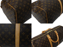 画像をギャラリービューアに読み込む, LOUIS VUITTON ルイヴィトン キーポル50 ボストンバッグ M41426 モノグラムキャンバス ブラウン ゴールド金具 美品 中古 4c069310