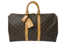 Load image into Gallery viewer, LOUIS VUITTON ルイヴィトン キーポル45 ボストンバッグ M41428 モノグラムキャンバス ブラウン ゴールド金具 美品 中古 4c069311