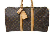 Load image into Gallery viewer, LOUIS VUITTON ルイヴィトン キーポル45 ボストンバッグ M41428 モノグラムキャンバス ブラウン ゴールド金具 美品 中古 4c069311