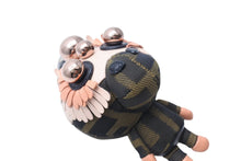 画像をギャラリービューアに読み込む, 極美品 FENDI フェンディ バッグキーホルダー ズッカ柄 スペースモンキー レザー×キャンバス ピンク×ブラウン 中古 4c069313