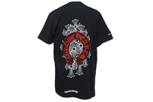 Load image into Gallery viewer, 極美品 Chrome Hearts クロムハーツ セメタリー ホースシュー Tシャツ ブラック コットン100％ 中古 4c069327