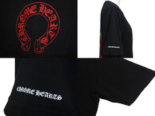 Load image into Gallery viewer, 極美品 Chrome Hearts クロムハーツ セメタリー ホースシュー Tシャツ ブラック コットン100％ 中古 4c069327