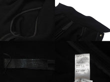 画像をギャラリービューアに読み込む, CHROME HEARTS クロムハーツ コート クロスボールボタン サイズL ブラック ウール シルバー925 美品 中古 4c069346