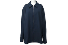 画像をギャラリービューアに読み込む, 新品未使用品 JIL SANDER ジルサンダー ジップアップ シャツジャケット J22DL0178 サイズ41 ブルー ポリエステル90 中古 4c069347