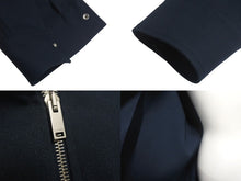 画像をギャラリービューアに読み込む, 新品未使用品 JIL SANDER ジルサンダー ジップアップ シャツジャケット J22DL0178 サイズ41 ブルー ポリエステル90 中古 4c069347