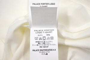 新品未使用 PALACE SKATEBOARDS × PORTER パレス スケートボード ポーター 半袖Tシャツ P27PTS004 サイズS ホワイト オレンジ 中古 4c069352