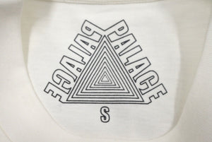 新品未使用 PALACE SKATEBOARDS × PORTER パレス スケートボード ポーター 半袖Tシャツ P27PTS004 サイズS ホワイト オレンジ 中古 4c069352