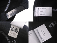 画像をギャラリービューアに読み込む, CHROME HEARTS クロムハーツ RS 3 クロス キャップ 帽子 97729 U.S.A コットン シルバー925 ブラック ホワイト 美品 中古 4c069366