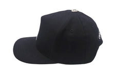 画像をギャラリービューアに読み込む, CHROME HEARTS クロムハーツ RS 3 クロス キャップ 帽子 97729 U.S.A コットン シルバー925 ブラック ホワイト 美品 中古 4c069366