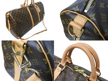 画像をギャラリービューアに読み込む, LOUIS VUITTON ルイヴィトン キーポルバンドリエール60 ボストンバッグ M41412 モノグラムキャンバス ブラウン ゴールド金具 美品 中古 4c069374
