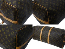 画像をギャラリービューアに読み込む, LOUIS VUITTON ルイヴィトン キーポルバンドリエール60 ボストンバッグ M41412 モノグラムキャンバス ブラウン ゴールド金具 美品 中古 4c069374
