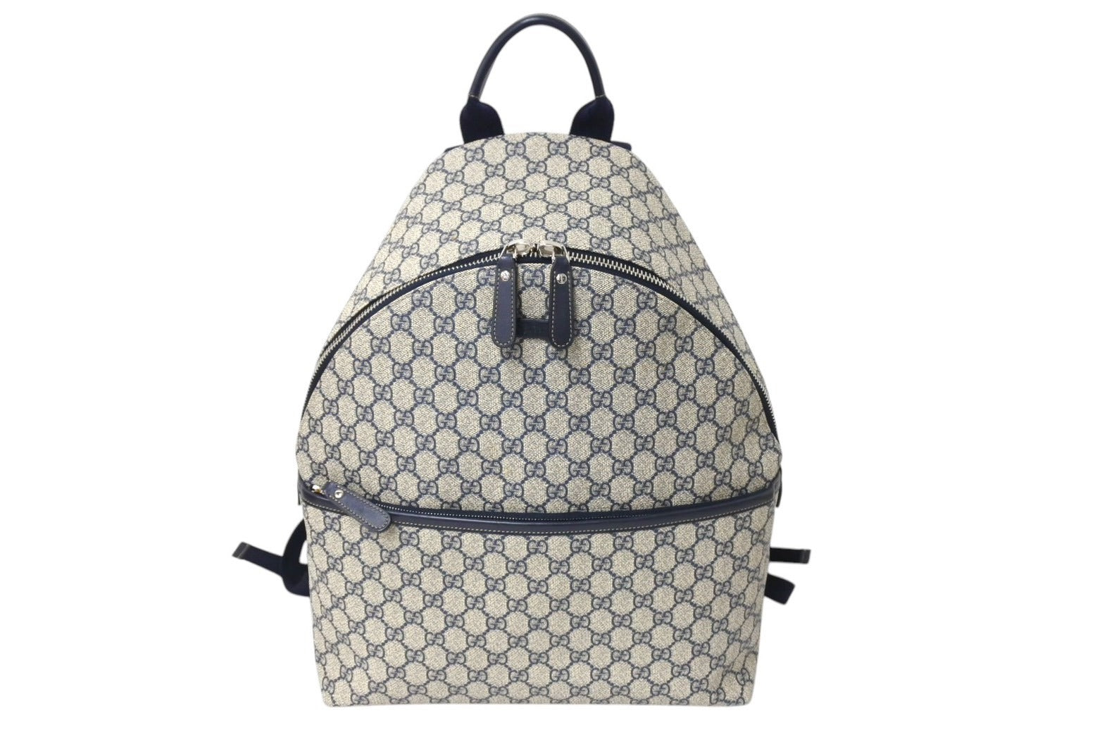 GUCCI グッチ GGスプリーム リュックサック 246414 GGキャンバス レザー シルバー金具 ベージュ 美品 中古 4c069378 –  Casanova Vintage