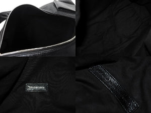 極美品 BALENCIAGA バレンシアガ SUPER BUSY ラージ スリングバッグ ブラック 702168210C81000 中古 4c069418