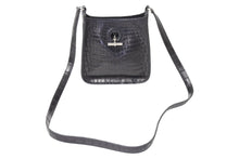 Load image into Gallery viewer, 極美品 HERMES エルメス ヴェスパTPM ショルダーバッグ □J刻印 ニロティカス ブラック シルバー金具 中古 4c069431