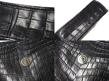 Load image into Gallery viewer, 極美品 HERMES エルメス ヴェスパTPM ショルダーバッグ □J刻印 ニロティカス ブラック シルバー金具 中古 4c069431