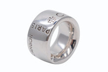 Load image into Gallery viewer, 極美品 CHANEL シャネル カンボンライン リング 指輪 重量約35g 925刻印 サイズ10号 ココマーク No.5 シルバー925 中古 4c069465