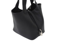 Load image into Gallery viewer, 新品未使用 HERMES エルメス ハンドバッグ ピコタンロックPM ブラック トリヨンクレマンス W刻印 シルバー金具 中古 4c069477