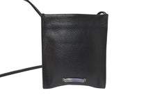 画像をギャラリービューアに読み込む, 新品同様品 CHROME HEARTS クロムハーツ レザー スクエアポシェット ショルダーバッグ クロスパッチ マルチカラー ブラック 中古 4c069478
