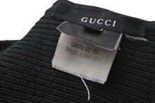 Load image into Gallery viewer, GUCCI グッチ ニット帽 ビーニー サイズM シェリーライン ウール ブラック レッド 131706 中古 美品 4c069481