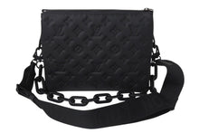 Load image into Gallery viewer, 新品未使用 LOUIS VUITTON ルイヴィトン クッサン PM ショルダーバッグ M11370 モノグラム ブラックアウト ブラック ラムスキン 中古 4c069482