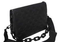 Load image into Gallery viewer, 新品未使用 LOUIS VUITTON ルイヴィトン クッサン PM ショルダーバッグ M11370 モノグラム ブラックアウト ブラック ラムスキン 中古 4c069482