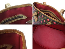 画像をギャラリービューアに読み込む, LOUIS VUITTON ルイヴィトン モノグラム チェリー バケットPM 村上隆 M95012 ハンドバッグ ブラウン ポーチ付き ロゴ 良品 中古 4c069496