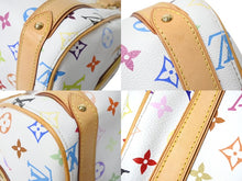 画像をギャラリービューアに読み込む, 極美品 LOUIS VUITTON ルイヴィトン プリシラ ハンドバッグ モノグラム マルチカラー M40096 ホワイト 中古 4c069498