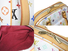 画像をギャラリービューアに読み込む, 極美品 LOUIS VUITTON ルイヴィトン プリシラ ハンドバッグ モノグラム マルチカラー M40096 ホワイト 中古 4c069498
