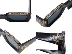 Very good condition LOUIS VUITTON NIGO Zillionaire sunglasses eyewear Z1591E Size 52□27 Black Gold Used 4c069501