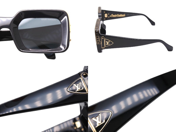 Very good condition LOUIS VUITTON NIGO Zillionaire sunglasses eyewear Z1591E Size 52□27 Black Gold Used 4c069501
