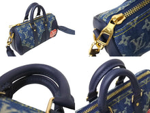 画像をギャラリービューアに読み込む, 極美品 LOUIS VUITTON ルイヴィトン × NIGO コラボ キーポルXS ハンドバッグ ストラップ付 M81011 モノグラム ドリップ 中古 4c069502