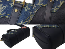 画像をギャラリービューアに読み込む, 極美品 LOUIS VUITTON ルイヴィトン × NIGO コラボ キーポルXS ハンドバッグ ストラップ付 M81011 モノグラム ドリップ 中古 4c069502