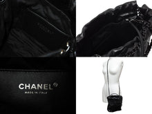 画像をギャラリービューアに読み込む, 極美品 CHANEL シャネル シャネル22 ミニ チェーンショルダーバッグ AS3980 ロゴプレート カーフスキン ブラック 中古 4c069520