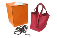Load image into Gallery viewer, 新品同様 HERMES エルメス ハンドバッグ ピコタンロックPM ローズメキシコ ソーピンク トリヨンクレマンス U刻印 4c069534