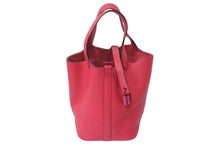 Load image into Gallery viewer, 新品同様 HERMES エルメス ハンドバッグ ピコタンロックPM ローズメキシコ ソーピンク トリヨンクレマンス U刻印 4c069534