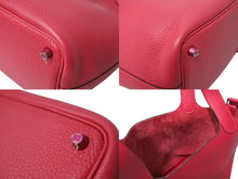 Load image into Gallery viewer, 新品同様 HERMES エルメス ハンドバッグ ピコタンロックPM ローズメキシコ ソーピンク トリヨンクレマンス U刻印 4c069534