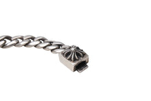 画像をギャラリービューアに読み込む, CHROME HEARTS クロムハーツ テーパード クラシック IDブレスレット 重量約50g 腕周り約17.7cm シルバー925 2012刻印 美品 中古 4c069542