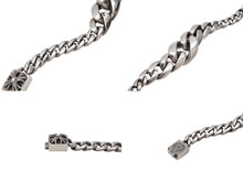 画像をギャラリービューアに読み込む, CHROME HEARTS クロムハーツ テーパード クラシック IDブレスレット 重量約50g 腕周り約17.7cm シルバー925 2012刻印 美品 中古 4c069542