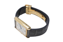 画像をギャラリービューアに読み込む, CARTIER カルティエ マストタンク GM デイト 腕時計 082731PL / 2413 シルバー925 レザー ブラック ホワイト ゴールド 美品 中古 4c069548