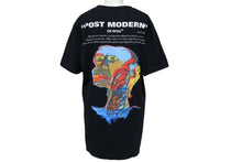 Load image into Gallery viewer, OFF-WHITE オフホワイト Basquiat POST MODERN TEE バスキア ポストモダン半袖Tシャツ ブラック マルチカラー サイズM 美品 中古 4c069556