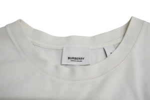 Burberry バーバリー 半袖Tシャツ 赤ロゴ 8017225 タイランド製 コットン ホワイト レッド サイズM 美品 中古 4c069558