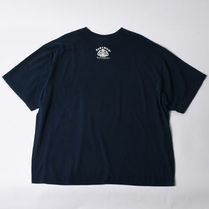 A BATHING APE アベイシングエイプ スーツケースマイロ 半袖Tシャツ JAPAN製 コットン ネイビー サイズ3XL 美品 中古 4a007420
