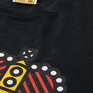 A BATHING APE アベイシングエイプ BAPE ベイプ 半袖 Tシャツ BAPE 王冠 マイロ サイズ 2XL ブラック 美品 中古 4a007419
