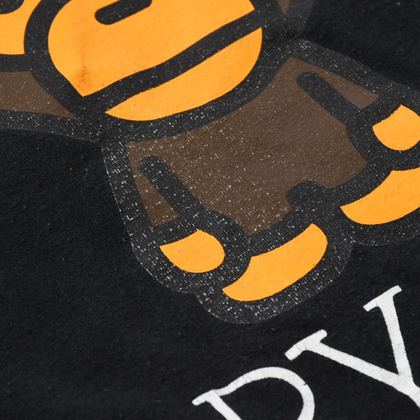 A BATHING APE アベイシングエイプ BAPE ベイプ 半袖 Tシャツ BAPE 王冠 マイロ サイズ 2XL ブラック 美品 中古 4a007419
