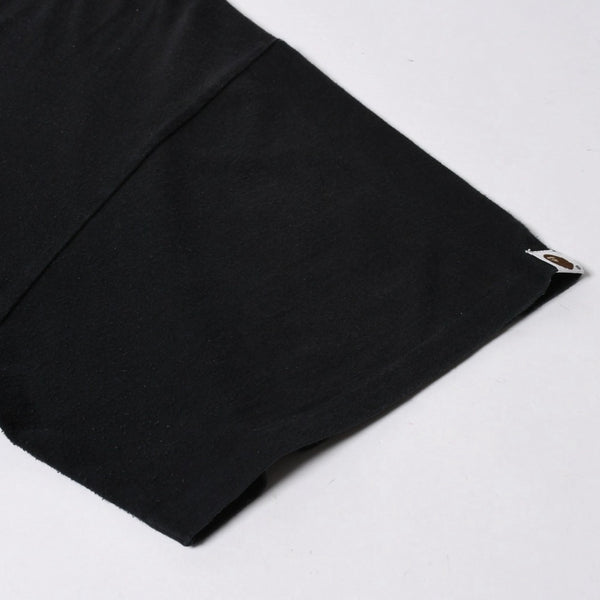 A BATHING APE アベイシングエイプ BAPE ベイプ 半袖 Tシャツ BAPE 王冠 マイロ サイズ 2XL ブラック 美品 中古 4a007419
