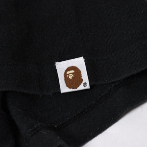 A BATHING APE アベイシングエイプ BAPE ベイプ 半袖 Tシャツ BAPE 王冠 マイロ サイズ 2XL ブラック 美品 中古 4a007419