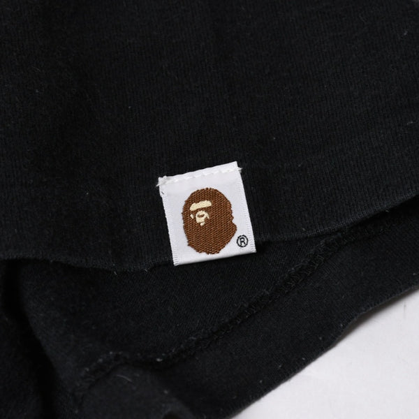 A BATHING APE アベイシングエイプ BAPE ベイプ 半袖 Tシャツ BAPE 王冠 マイロ サイズ 2XL ブラック 美品 中古 4a007419