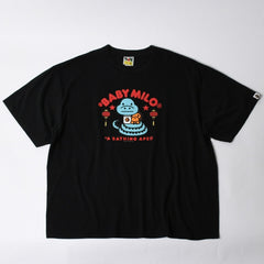 A BATHING APE アベイシングエイプ YEAR OF THE SNAKE BABY MILO TEE 半袖 巳年 コットン ブラック サイズ3XL 美品 中古 4a007412